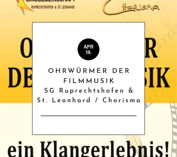 Ohrwürmer der Filmmusik Konzert