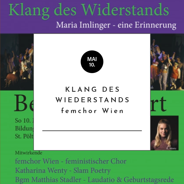 Klang des Widerstands - Benefizkonzert