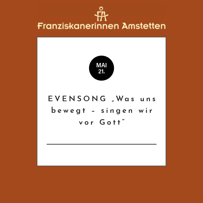 Evensong „Was uns bewegt – singen wir vor Gott“