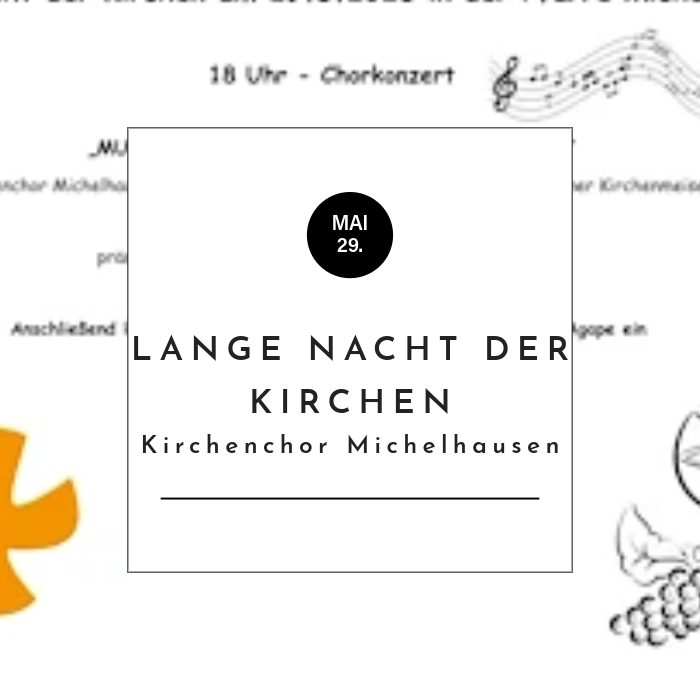 Lange Nacht der Kirchen - Chorkonzert