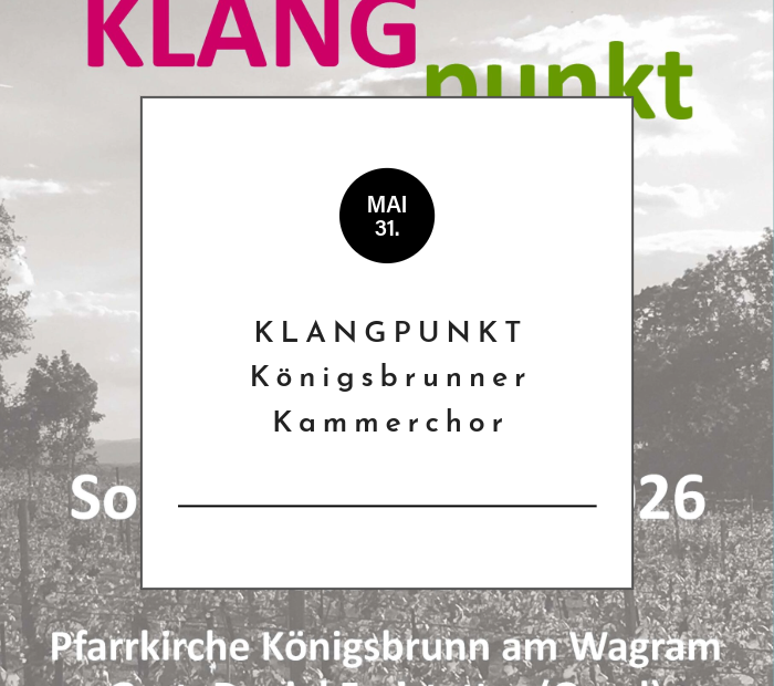Konzert Königsbrunner Kammerchor