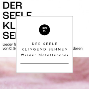 Der Seele klingend sehnen