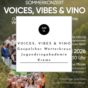 Voices, Vibes & Vino
