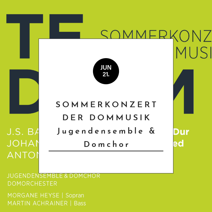 Sommerkonzert der Dommusik