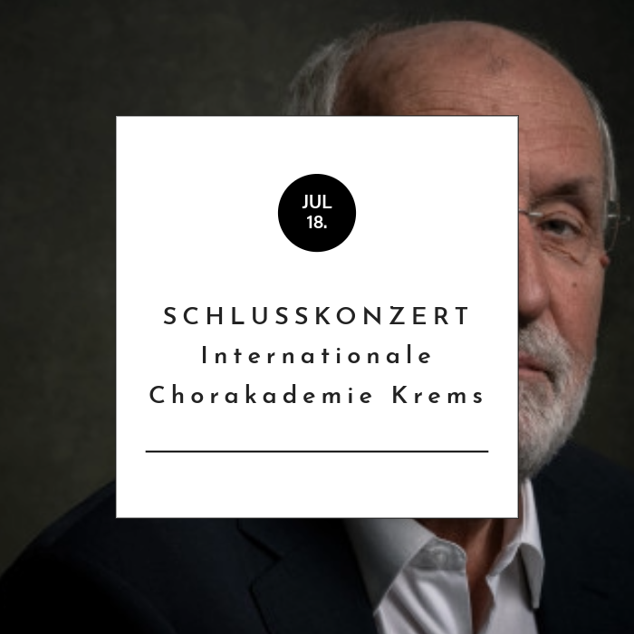 Schlusskonzert der Internationalen Chorakademie Krems 2026
