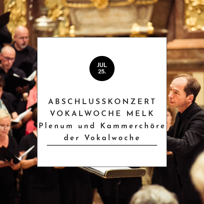 Abschlusskonzert Vokalwoche Melk 2026