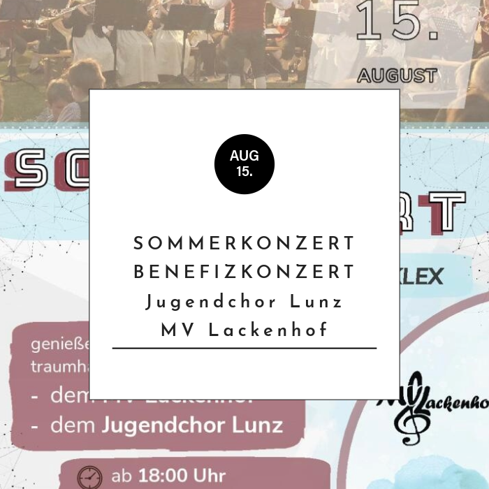 Sommerkonzert - Benefizkonzert