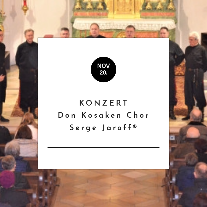 Konzert - DON KOSAKEN CHOR SERGE JAROFF®