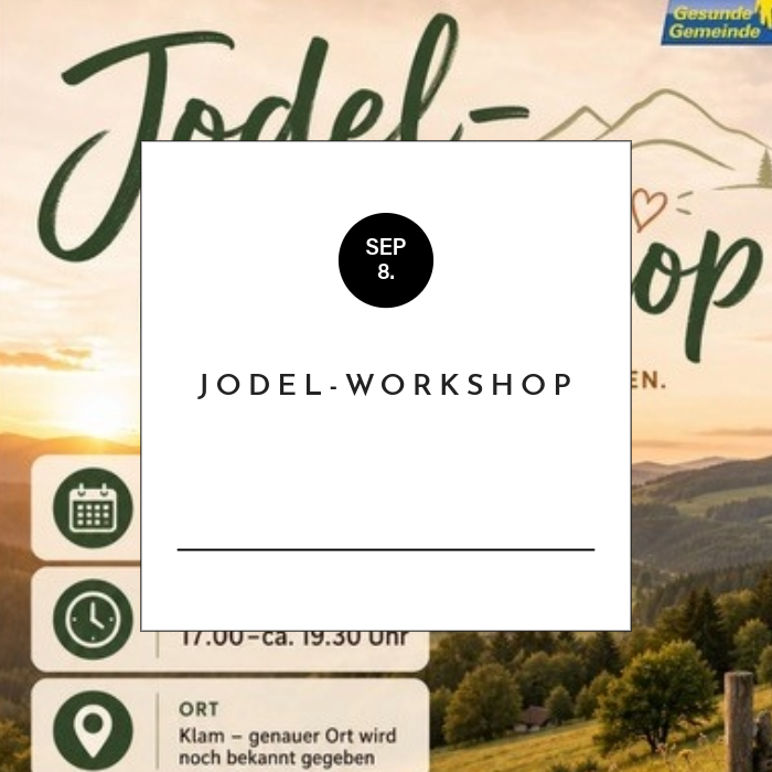 Jodel - Workshop