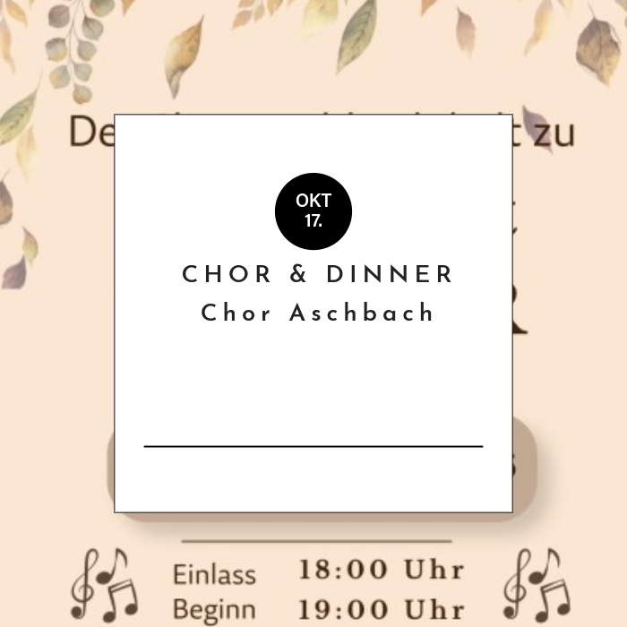 Chor & Dinner