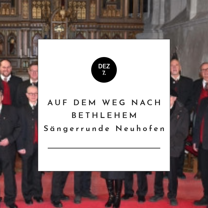 Auf dem Weg nach Bethlehem
