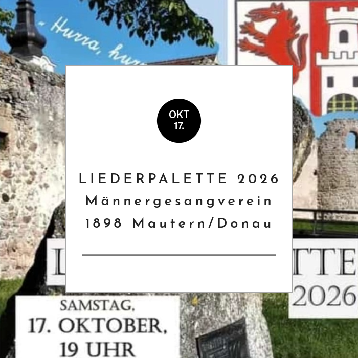 Liederpalette 2026