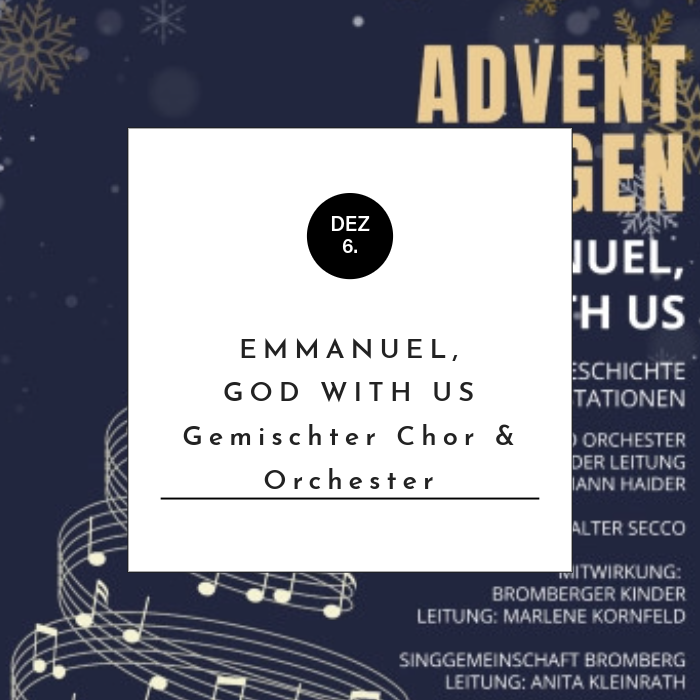 Adventkonzert - Emmanuel, God With Us