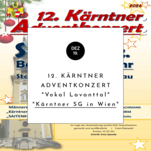 12. Kärntner Adventkonzert