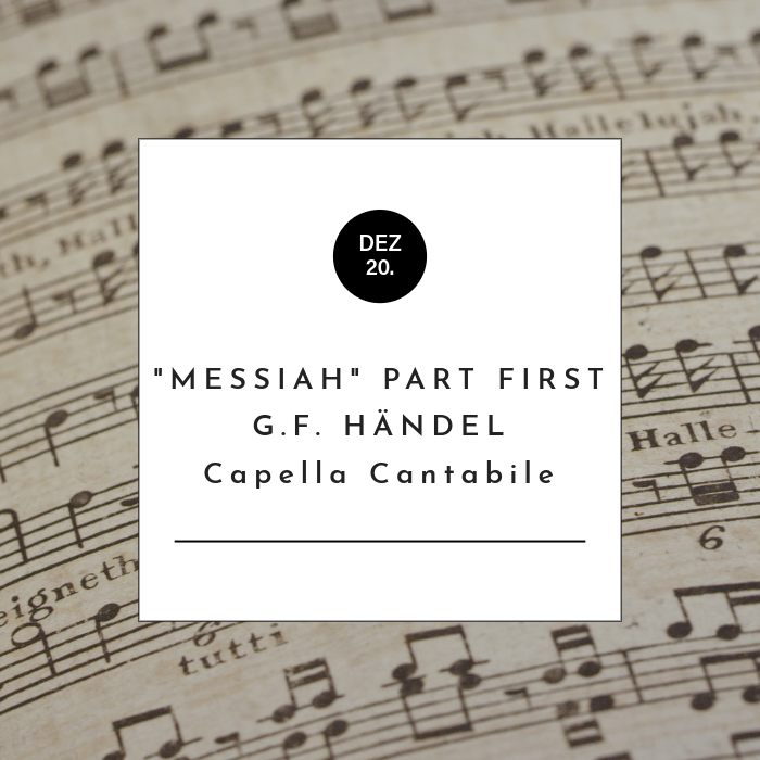 G.F. Händel - "Messiah" Part First