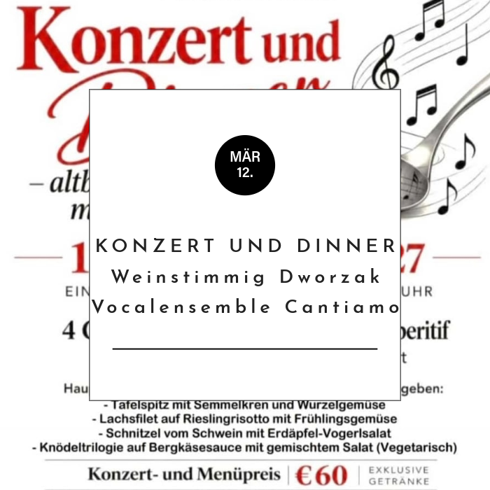 Konzert und Dinner