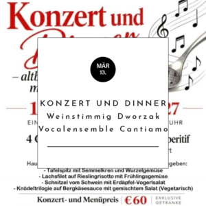 Konzert und Dinner